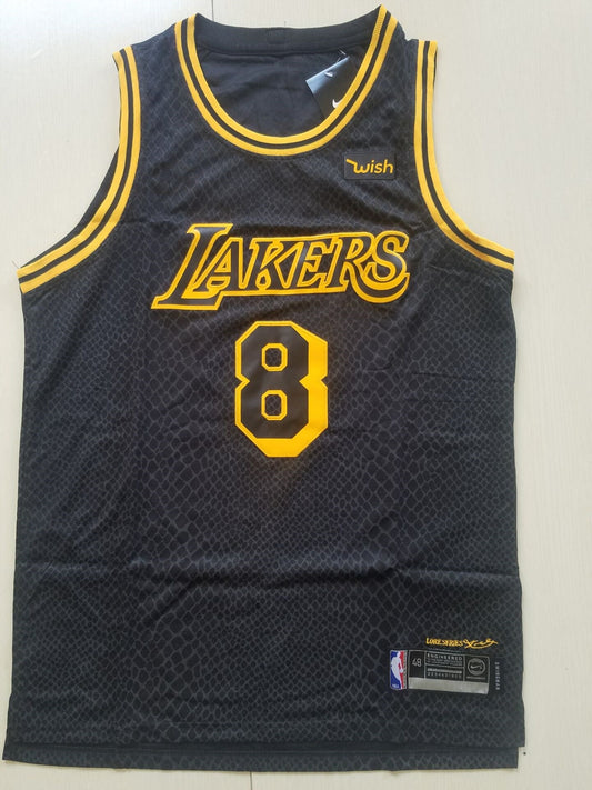 Men's Los Angeles Lakers Kobe Bryant #8 Black Swingman Player Jersey