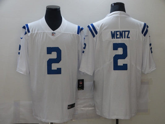 Men's Indianapolis Colts Carson Wentz #2 White Game Jersey