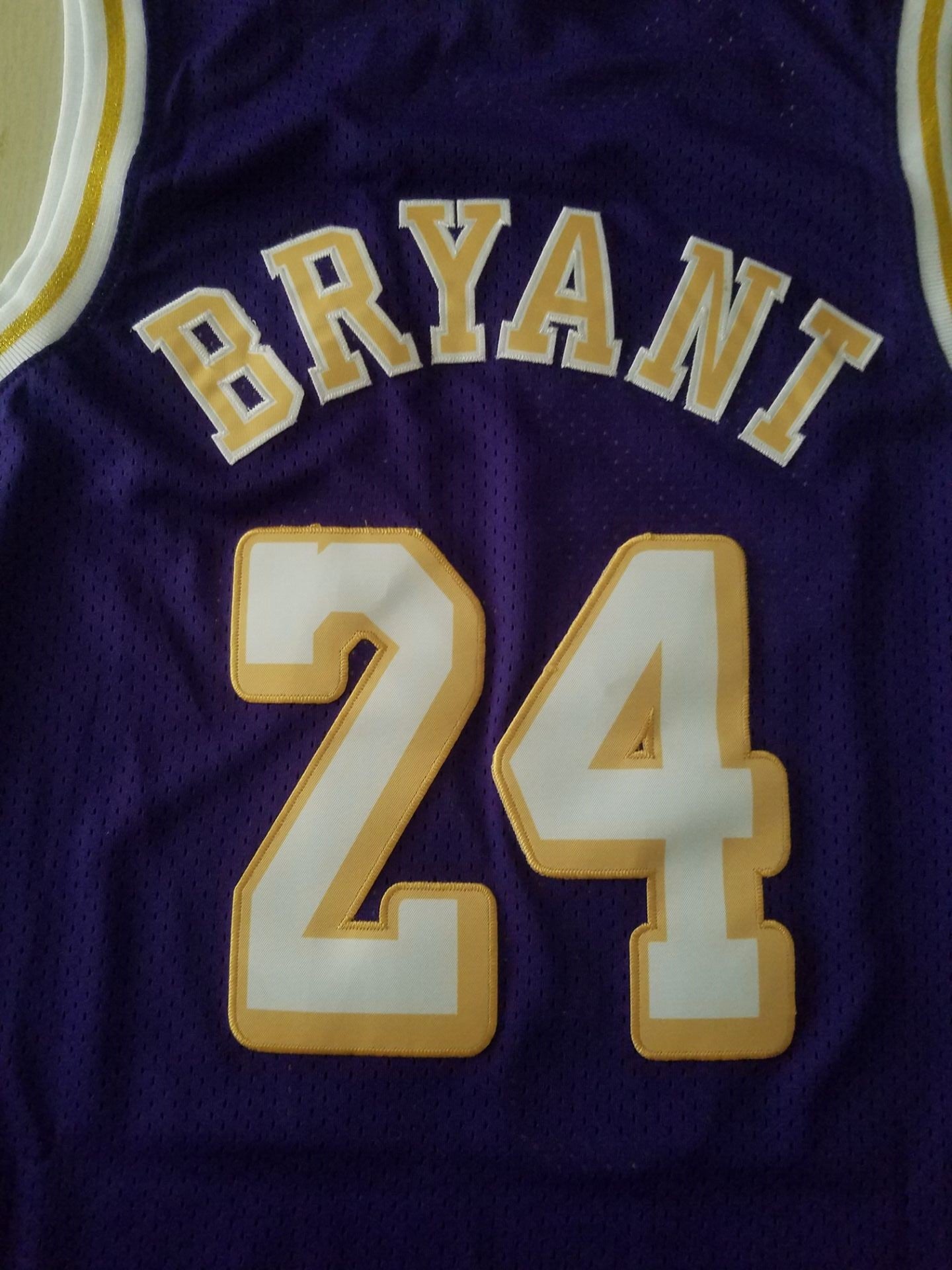 Men's Los Angeles Lakers Kobe Bryant Purple Hardwood Classics Player Jersey