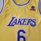 Men's Los Angeles Lakers LeBron James #6 NBA Yellow Jersey