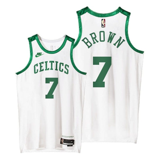 Jaylen Brown Boston Celtics 75th Anniversary Jersey