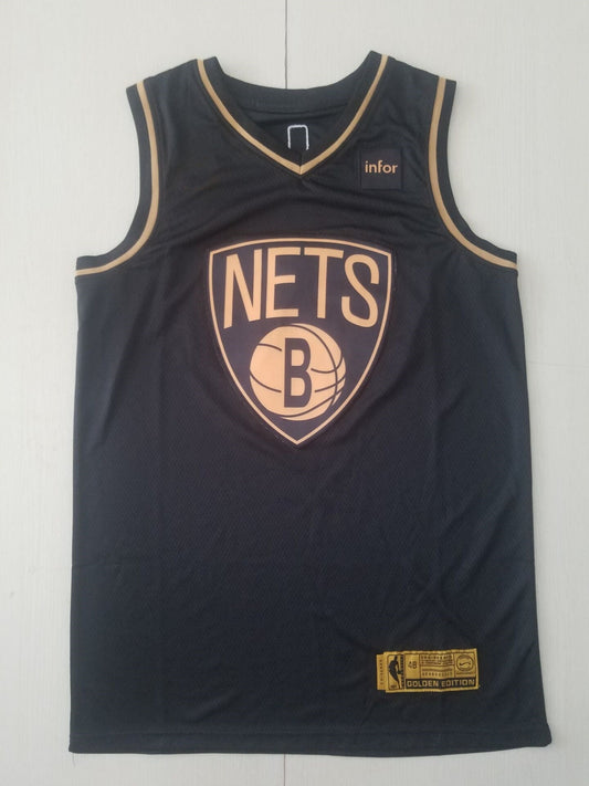 Men's Brooklyn Nets Kyrie Irving #11 NBA Black Swingman Player Jersey