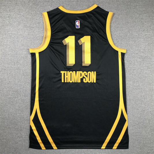 Men's Golden State Warriors Klay Thompson #11 Black 2023/24 Swingman Jersey - City Edition