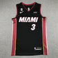 Men's Miami Heat Dwyane Wade #3 Black 2022/23 Swingman Jersey - Icon Edition