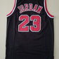 Men's Chicago Bulls Michael Jordan Black 1997-98 Hardwood Classics Player Jersey