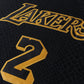 Men's Los Angeles Lakers Lonzo Ball #2 NBA Black Swingman Jersey - City Edition