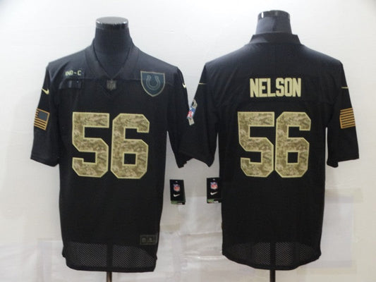 Men's Indianapolis Colts Quenton Nelson #56 Black Game Player Jersey