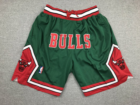 Men's Chicago Bulls Green Basketball Shorts