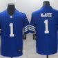 Men's Indianapolis Colts Pat McAfee #1 Blue Game Jersey