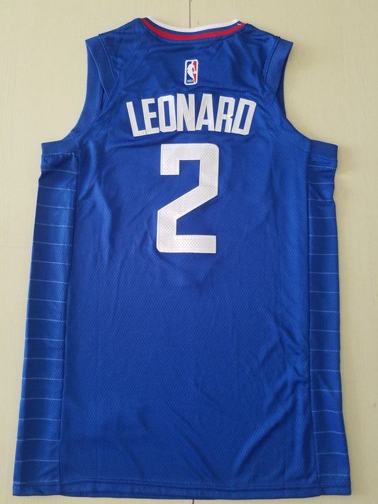 LA Clippers #2 Kawhi Leonard 19-20 men's Jersey BLUE