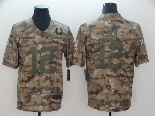 Men's Indianapolis Colts Andrew Luck Camouflage Game Jersey