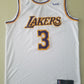 Men's Los Angeles Lakers Anthony Davis White #3 NBA Swingman Jersey