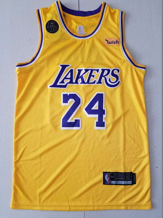 Kobe Bryant Los Angeles Lakers #24 NBA Classics Retro Jersey - Yellow