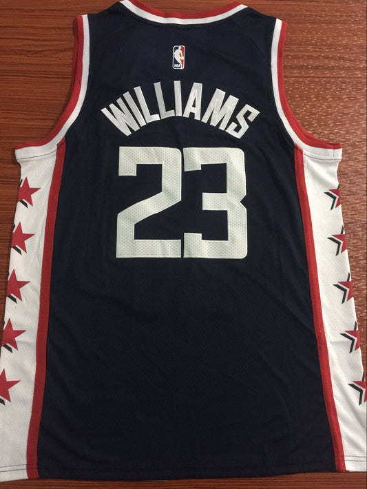 Schwarzes NBA-Replika-Trikot der LA Clippers Lou Williams #23 für Herren