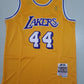 Men's Los Angeles Lakers Jerry West Gold Big & Tall Hardwood Classics Jersey