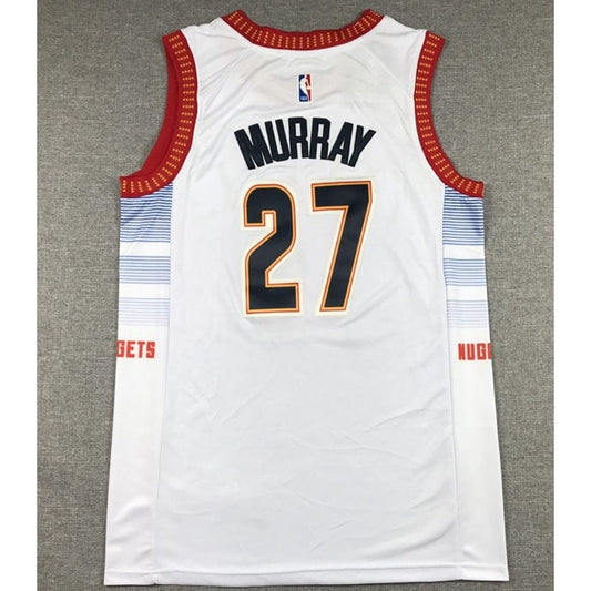 Denver Nuggets 27 Jamal Murray embroidery city jersey