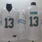 Miami Dolphins Dan Marino #13 Weißes Spieler-Spieltrikot für Herren