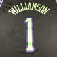 Men's New Orleans Pelicans Zion Williamson #1 Black 2023/24 Swingman Jersey - City Edition