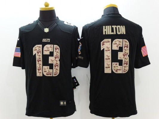 Men's Indianapolis Colts T.Y. Hilton #13 Black Game Player Jersey