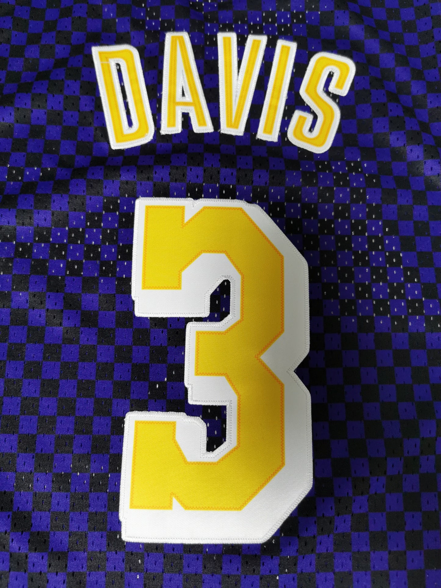 Los Angeles Lakers Anthony Davis Retro Lila #3 NBA Swingman-Trikot für Herren