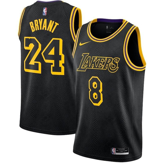 Kobe Bryant #8 #24 Los Angeles Lakers Mamba Edition Jersey