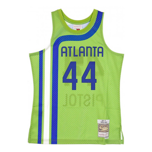Mitchell &amp; Ness NBA Swingman Trikot Atlanta Hawks 1970–71 Pete Maravich SMJYSB19028-AHAGNLT70PMA