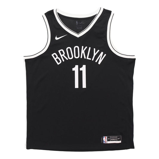 Nike NBA Sports Basketball-Trikot/Weste SW Fan Edition, Saison 20–21, Brooklyn Nets, Kyrie Irving 11, Schwarz CW3658-015