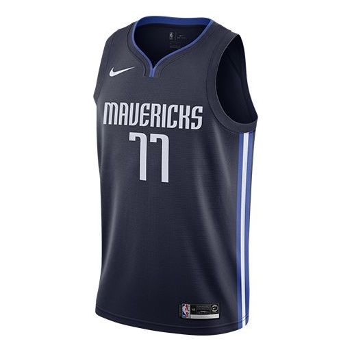 Nike NBA Swingman Jersey limited SW Fan Edition 2019-2020 Season Dallas Mavericks Basketball Vest Blue AT9797-422
