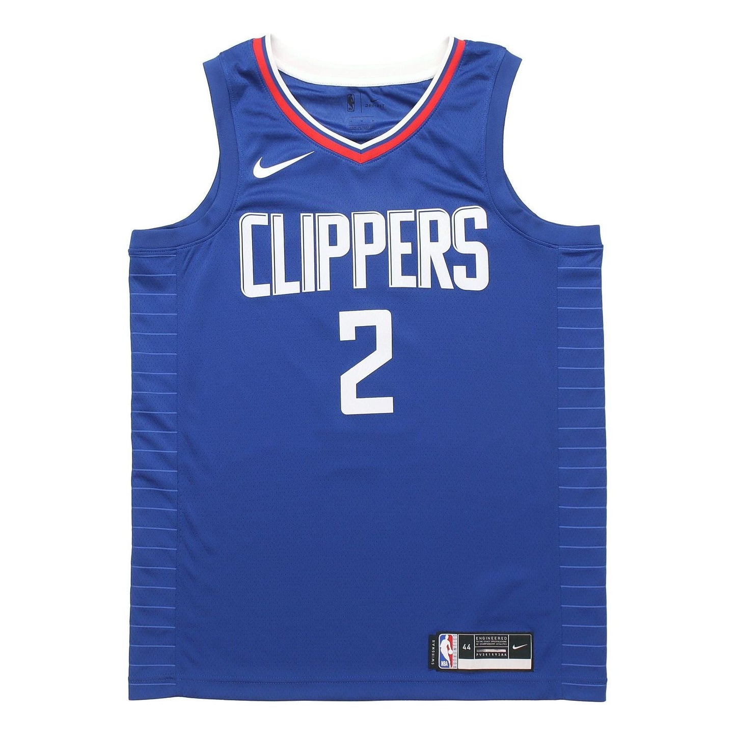 Nike NBA Sports Basketball Jersey SW Fan Edition Los Angeles Clippers Leonard 2 Blue CW3668-402