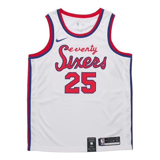 Nike NBA Retro Limited Trikot SW Fan Edition Philadelphia 76ers Simmons 2 Nr. 5 Weiß AV4509-102
