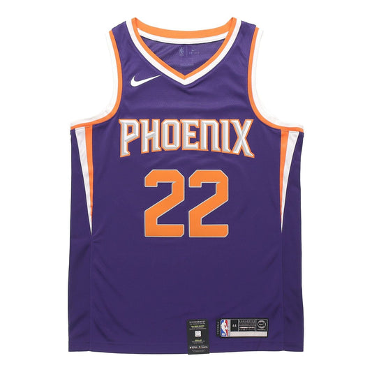 Nike NBA SW Fan Edition Knicks Phoenix Suns 2 2 Basketballtrikot Lila 864503-573