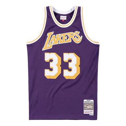 Mitchell & Ness NBA Swingman Jersey 'Los Angeles Lakers - Kareem Abdul-Jabbar 1983-84' SMJYAC18109-LALPURP83KAB