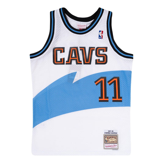 Mitchell & Ness NBA Swingman Jersey 'Cleveland Cavaliers - Zydrunas Ilgauskas 1997/98' SMJYLG19087-CCAWHIT97ZIL