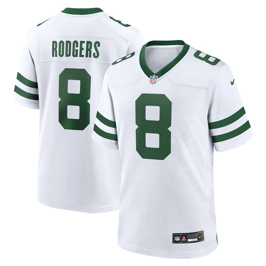 Aaron Rodgers New York Jets Throwback Jersey