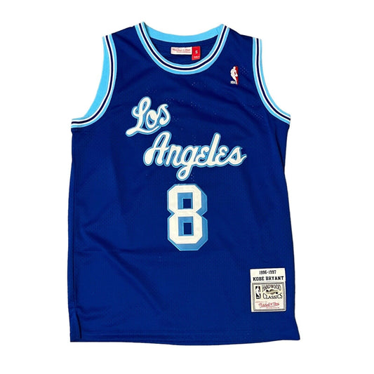 Kobe Bryant Los Angeles Lakers #8 Blue Throwback Jersey