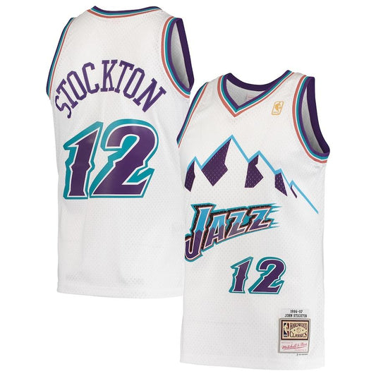 John Stockton Utah Jazz Throwback Jerseys